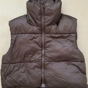 Brown Puffer Vest
